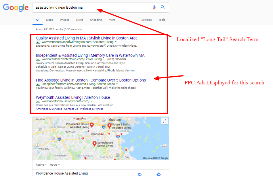 senior living ppc