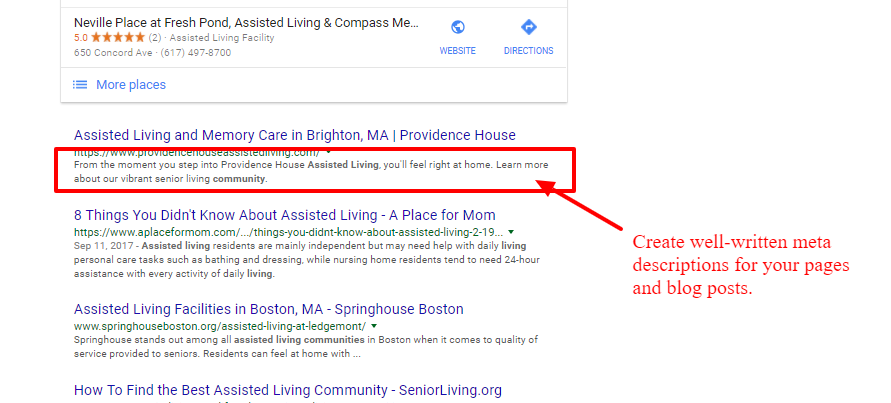 SEO for assisted living SEO for assisted living